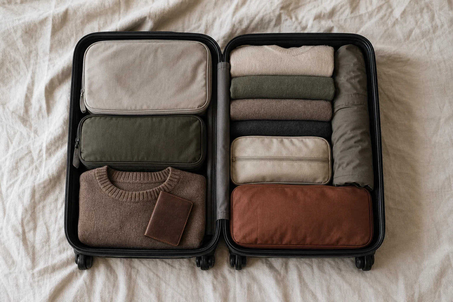 Packing Carry-On for a Trip Across Two Climates
